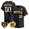 Padres 2024 “For Peter” & Robinson Patch Vapor Premier Limited Custom Jersey – All Stitched