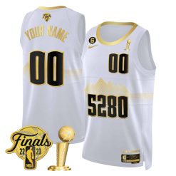 Denver Nuggets 2023 Finals & Champions Patch Custom Jersey V2- All Stitched