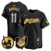 Men's Cleveland Indians Larry Doby Patch Vapor Premier Limited Jersey - All Stitched