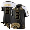 Men's Buccaneers 2024 NFC South Division Champions Patch Gold Vapor Limited Jersey - All Stitched