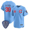 Men's Chicago Cubs Blue Alternate Vapor Premier Limited Jersey - All Stitched