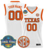 Texas Longhorns 2025 Sec Women's Final Four Patch Lightweight Basketball Custom Jersey - All Stitched