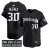 Men's Pittsburgh Pirates 'Gothic Steel City Edition' Vapor Premier Limited Jersey - All Stitched