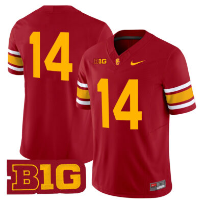 Men's USC Trojans Throwback Vapor Limited Jersey - All Stitched