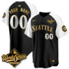 Seattle Mariners 2025 World Series Gold Custom Jersey - All Stitched