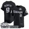 Men's Minnesota Vikings 'Gothic Norseblood Edition' Vapor Baseball Jersey - All Stitched