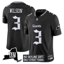 Men's New York Giants 'Gothic Gotham Edition' Vapor Limited Jersey - All Stitched