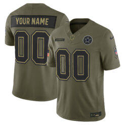 Dallas Cowboys 2025 Salute to Service Vapor Limited Custom Jersey - All Stitched