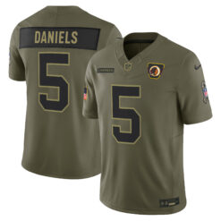 Washington Redskins 2025 Salute to Service Vapor Limited Jersey - All Stitched