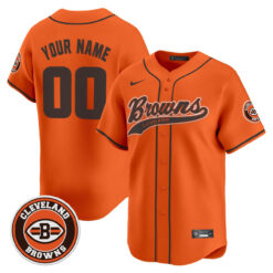 Cleveland Browns 2025 Vapor Premier Limited Custom Jersey - All Stitched