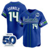Men's Seattle Seahawks 50th Anniversary Vapor Baseball Jersey - All Stitched