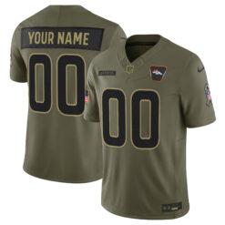 Denver Broncos 2025 Salute to Service Vapor Limited Custom Jersey - All Stitched