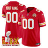 Chiefs Super Bowl LIX Patch Vapor Limited Custom Jersey - All Stitched