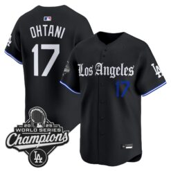 Los Angeles Dodgers "Gothic Edition" Vapor Premier Limited Jersey - All Stitched