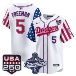 Men's Los Angeles "Dodgers America250" Edition Vapor Premier Limited Jersey V2 - All Stitched